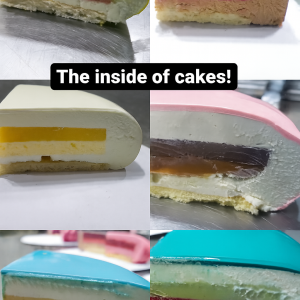 Barcelona – Spring Bloom-Inside cake