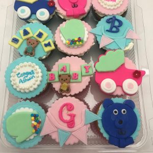 Custom cupcakes for all occasions in various flavors.