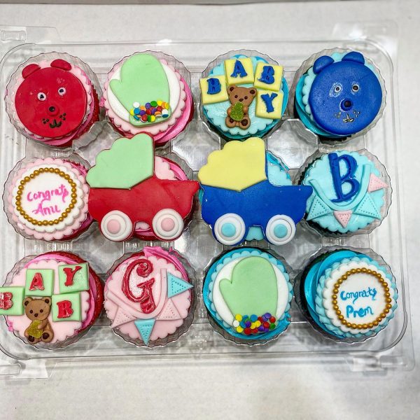 Custom cupcakes for all occasions in various flavors.