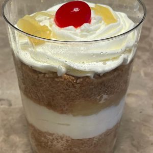 Set of 6 individually packed 4oz cake jars by Blissful Bites.