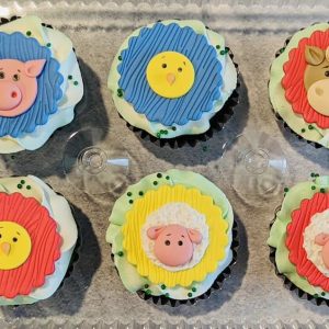 Custom cupcakes by Blissful Bites, beautifully themed