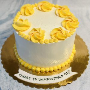 Fruit Cake by Blissful Bites with real fruit pulp and frosting