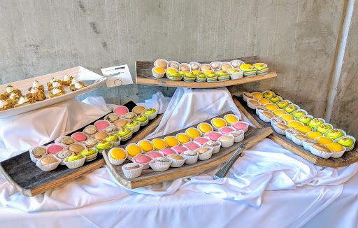 Assortment of 12 French macarons in various flavors