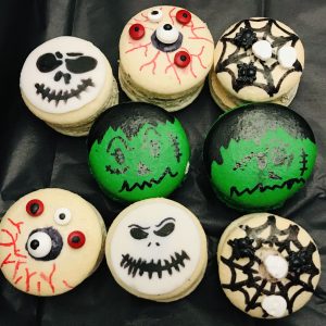 Custom assortment of 12 designer French macarons from Sweet Valley.