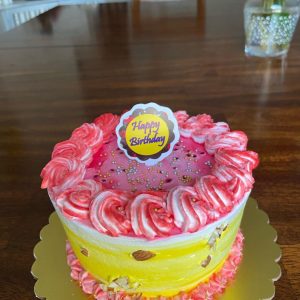 Signature Kulfi Falooda Cake by Aishwarya, a unique blend of freshness and sweetness.