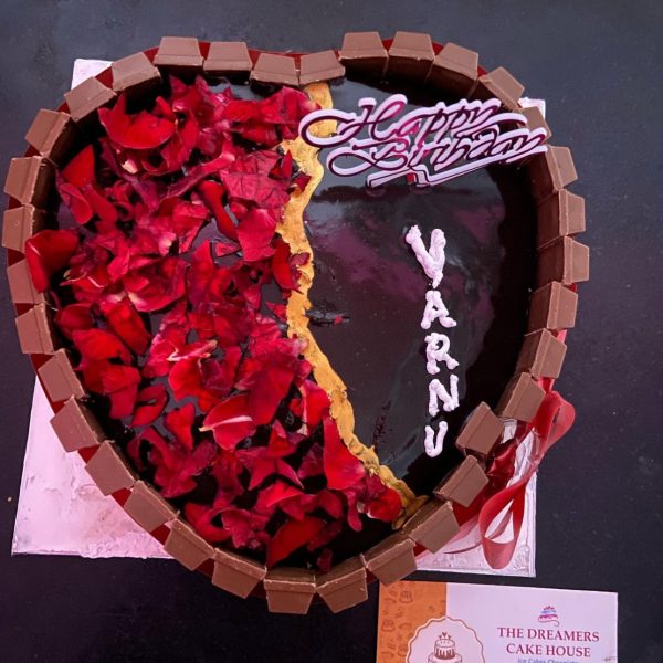 Custom-made cake with unique design and flavor by Aishwarya