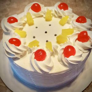 Fruit Cake by Blissful Bites with real fruit pulp and frosting