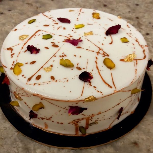 Signature Raj Bhog Cake by Aishwarya with nuts