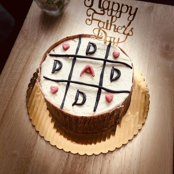 Fun with Dad - Tic-Tac-Toe themed Father's Day cake