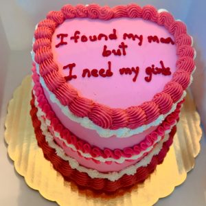 Personalized celebration cake with unique design