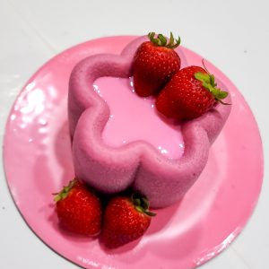 Light, flavorful bento mousse cakes with fresh berries for holidays