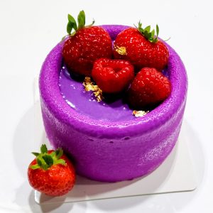 Light, flavorful bento mousse cakes with fresh berries for holidays