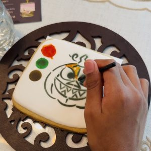 Set of 4 paint your own Halloween cookies, undecorated