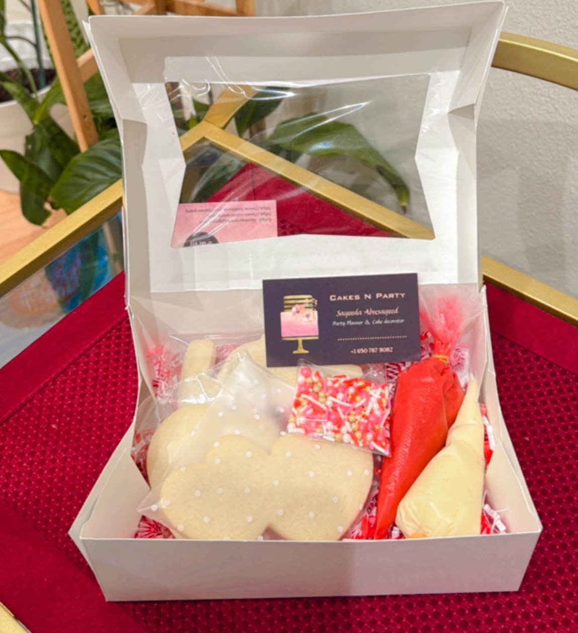 Valentines DIY cookie Box