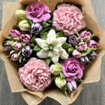 Edible Floral Cupcake Bouquet (7 cupcakes)