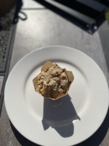 Cinnamon swirl muffin Warm, fragrant cinnamon muffins with a sweet swirl