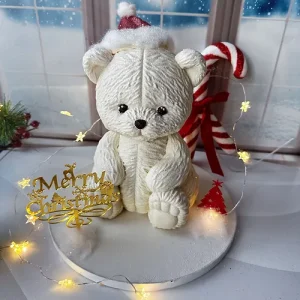 3D Teddy Bear chocolate cake with a delicious filling, serves 8-12