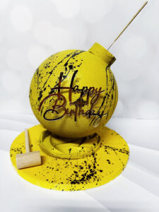 Customizable Showstopper Chocolate Pinata Cake Showstopper cake with sparkler, customizable, chocolate pinata