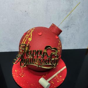 Showstopper cake with sparkler, customizable, chocolate pinata