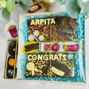 Arpita “Congrats” Personalized Chocolate Box