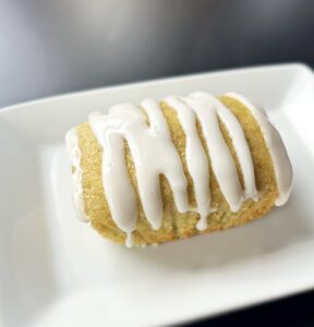 Lemon Spinach Chia Cake