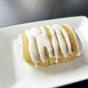 Lemon Spinach Chia Cake