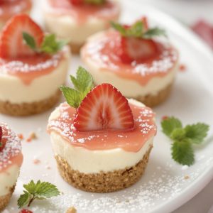 Vegan n Gluten Free Mini Cheesecakes 4oz round - Bulk