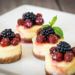 Mini Cheesecakes 4oz round - Bulk