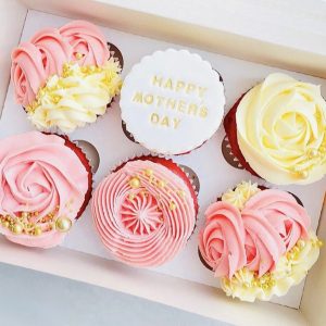 Cupcake Set of 6 for Mother's Day (Option 2)