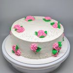 Vanilla Raspberry Cake