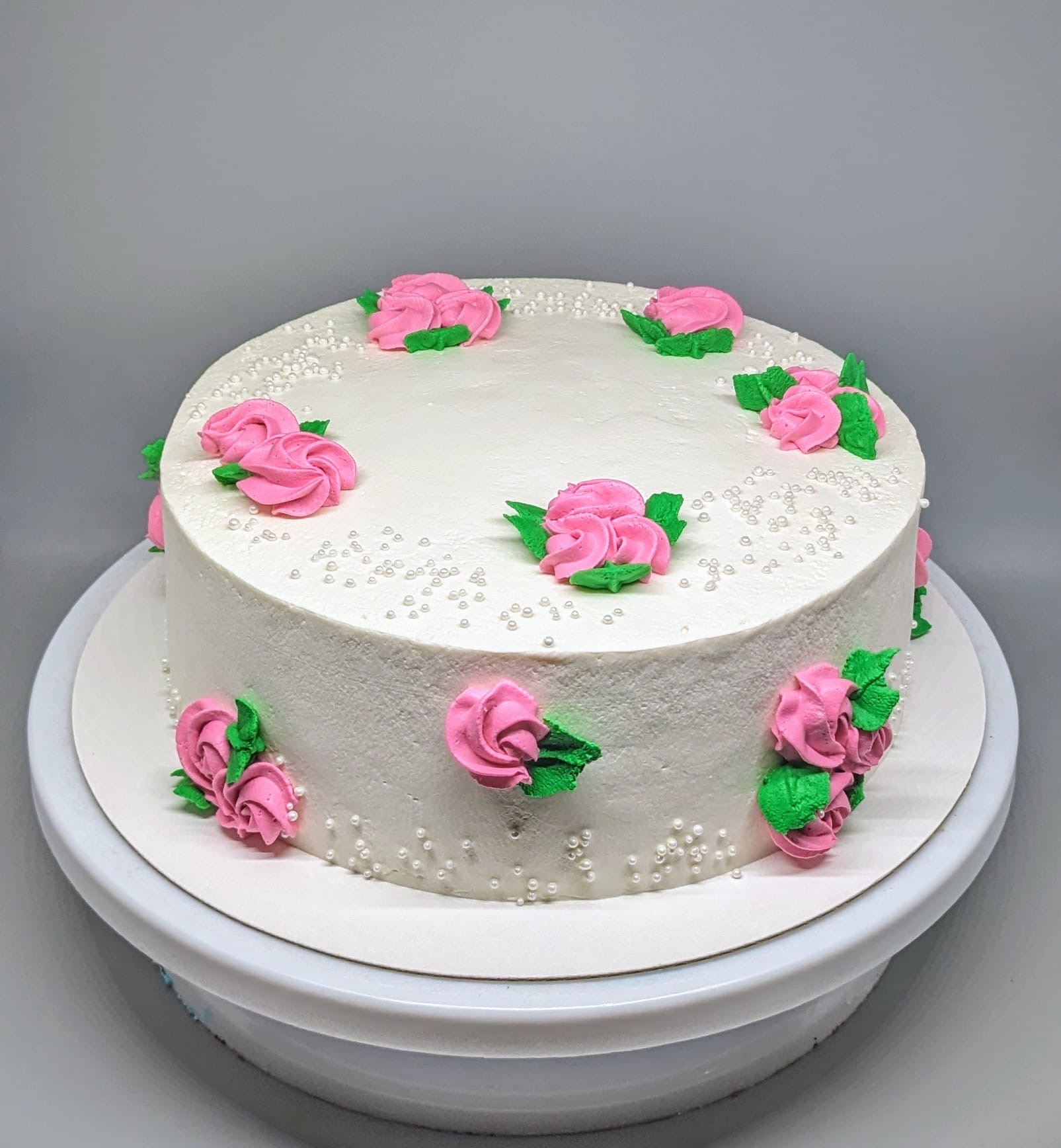 Vanilla Raspberry Cake
