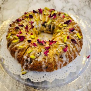 Rose Cardamom Bundt Cake