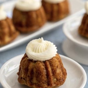 Gluten Free Mini Bundt Cakes 2 inch round