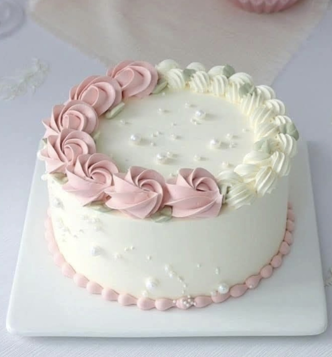 6 inch Pastel Rosettes