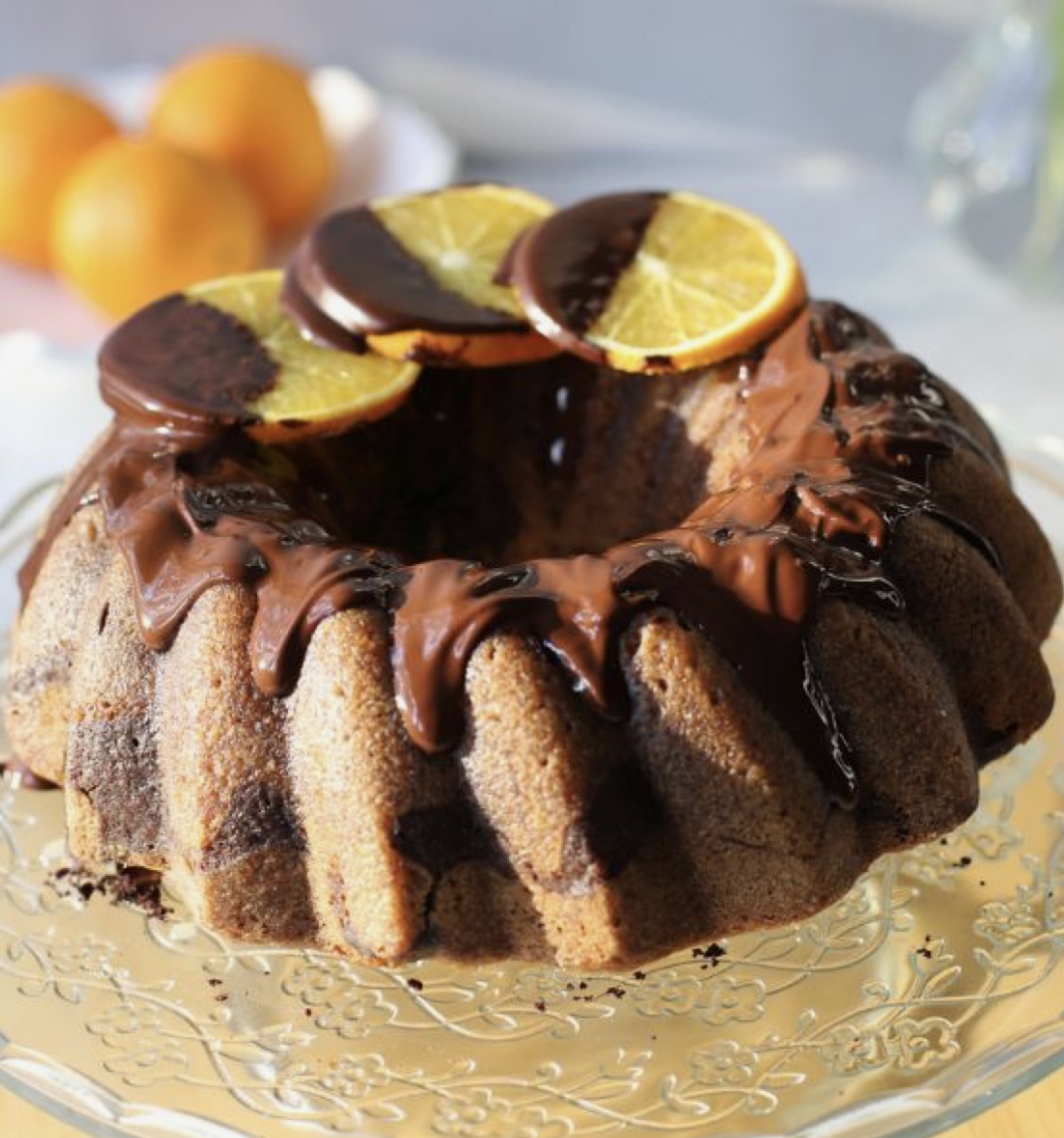 Chocolate Orange Swirl Bundt Cake