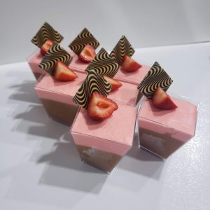 Mousse Cups with Fruit Jelly 3-4oz