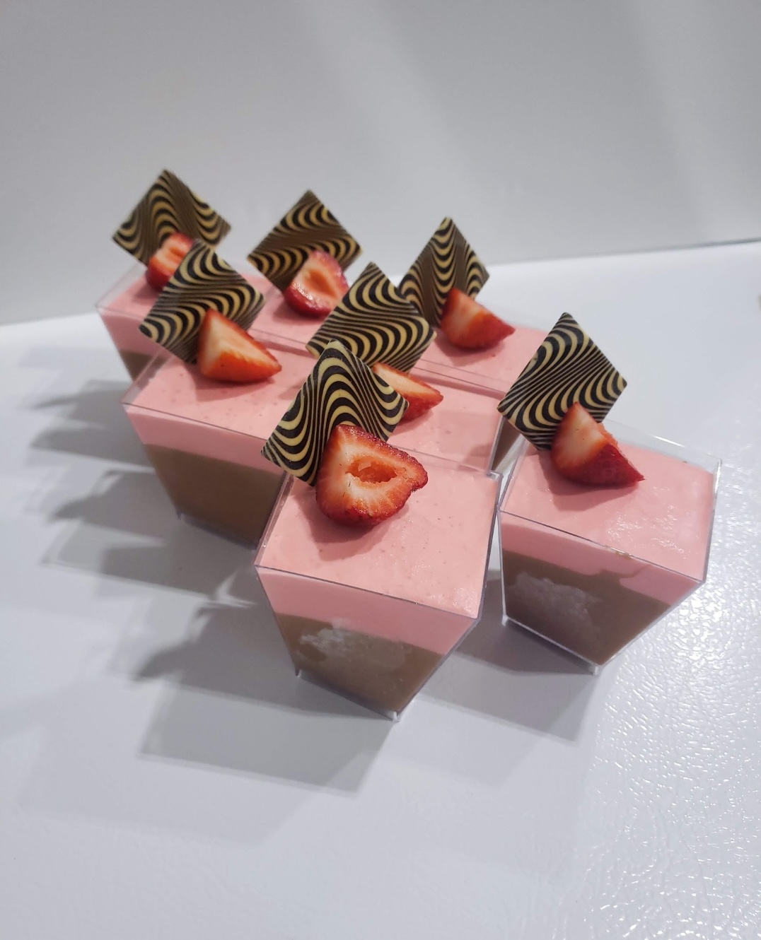 Mousse Cups with Fruit Jelly 3-4oz