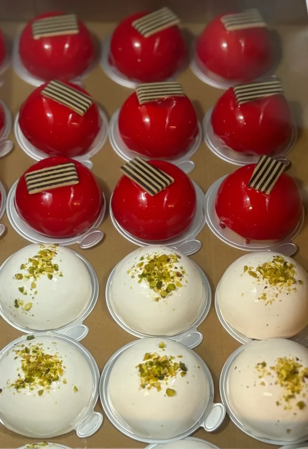 Personal Mousse Cakes - Dome shape