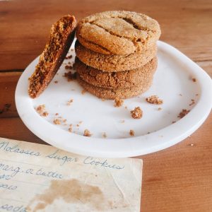 Old fashioned molasses cookies